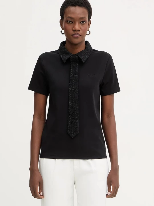 Obrázek produktu Karl Lagerfeld Polo tričko Karl Lagerfeld černá