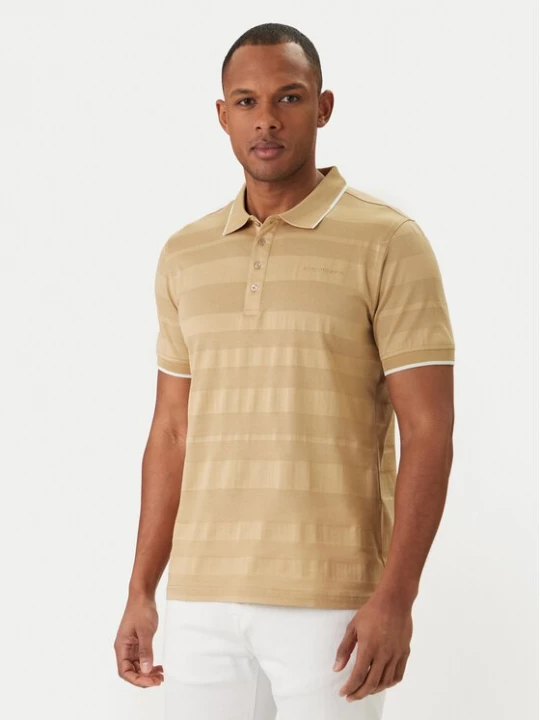 Obrázek produktu KARL LAGERFELD Polokošile 745006 562201 Béžová Regular Fit