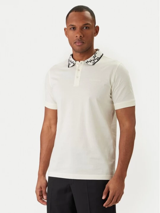 Obrázek produktu KARL LAGERFELD Polokošile 745010 562200 Écru Regular Fit Krémová