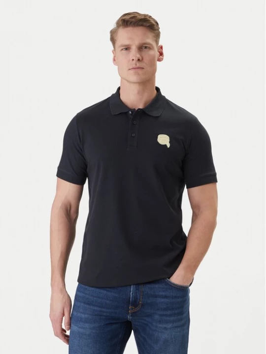 Obrázek produktu KARL LAGERFELD Polokošile 745015 562231 Tmavomodrá Regular Fit