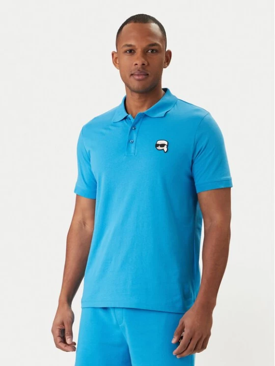 Obrázek produktu KARL LAGERFELD Polokošile 745710 562224 Modrá Regular Fit