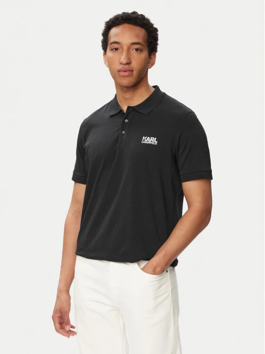 Obrázek produktu KARL LAGERFELD Polokošile 745780 563235 Tmavomodrá Regular Fit