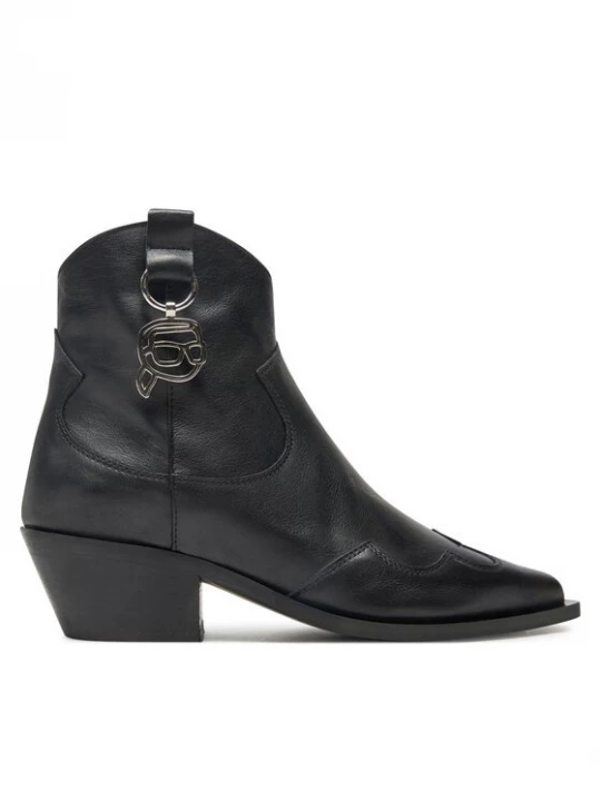 Obrázek produktu KARL LAGERFELD Polokozačky Kansas KL33265 Černá