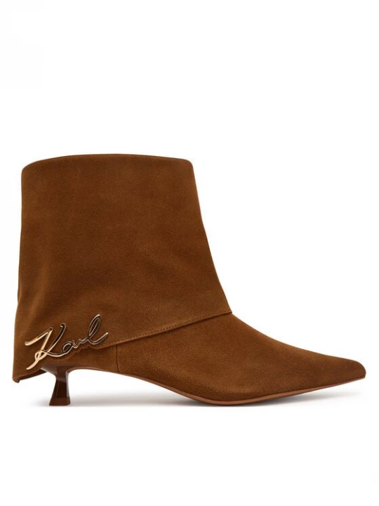 Obrázek produktu KARL LAGERFELD Polokozačky KL30142 Hnědá