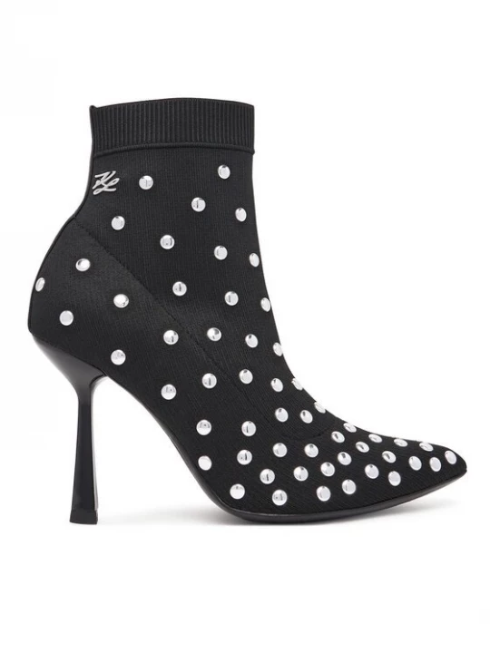 Obrázek produktu KARL LAGERFELD Polokozačky Pandara KL31367 Černá