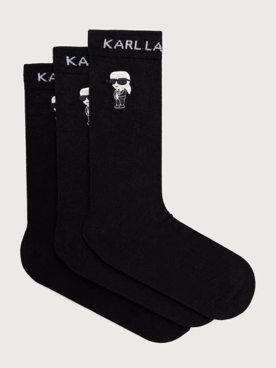 Obrázek produktu Karl Lagerfeld ponožky dámské 3-pack černá