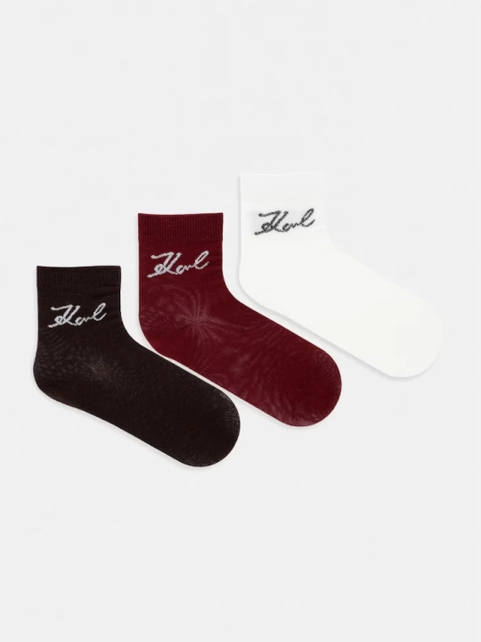 Obrázek produktu Karl Lagerfeld ponožky dámské s bavlnou 3-pack