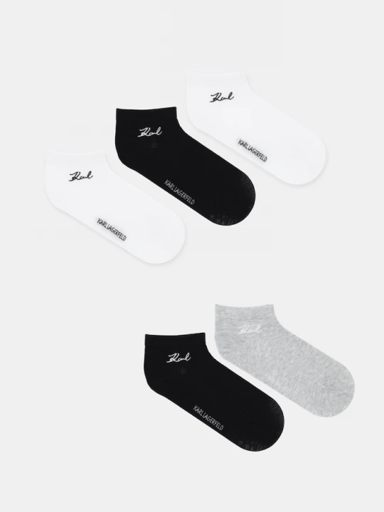 Obrázek produktu Karl Lagerfeld Ponožky Karl Lagerfeld K/SIGNATURE 5-pack černá