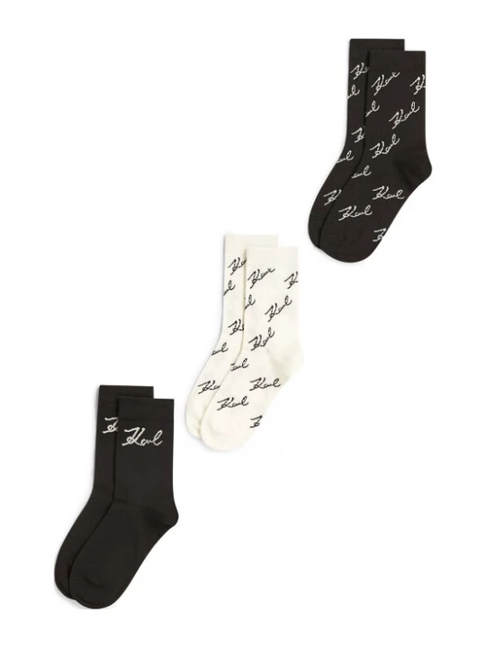 Obrázek produktu Karl Lagerfeld Ponožky krémová / černá