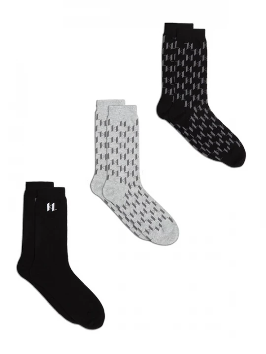 Obrázek produktu Karl Lagerfeld Ponožky šedá / černá