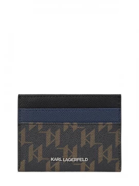 Obrázek produktu Karl Lagerfeld Pouzdro 'Monogram' modrá / hnědá / světle hnědá / černá