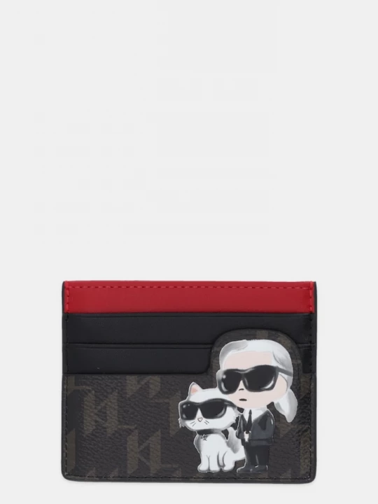 Obrázek produktu Karl Lagerfeld Pouzdro na karty Karl Lagerfeld IKON MONOGRAM hnědá