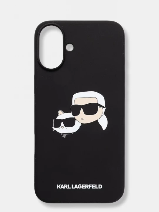 Obrázek produktu Karl Lagerfeld pouzdro na telefon iPhone 16 Plus černá