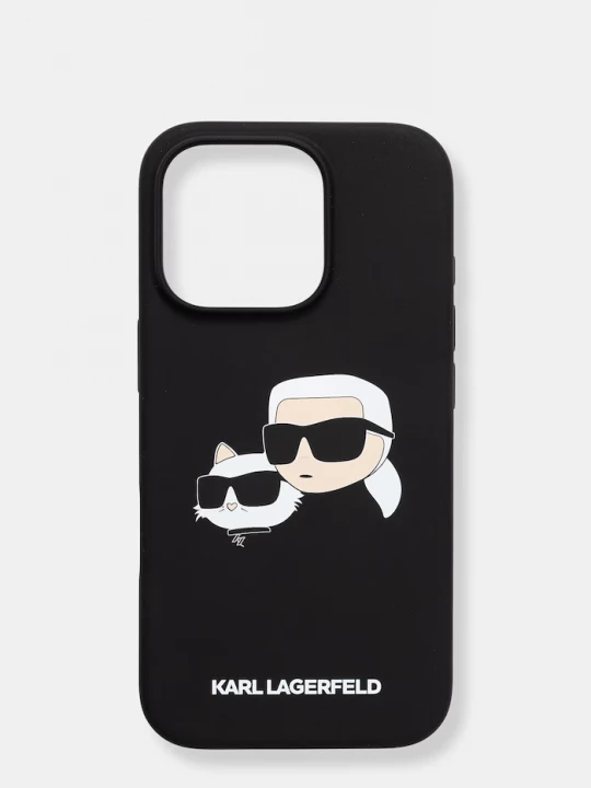 Obrázek produktu Karl Lagerfeld pouzdro na telefon iPhone 16 Pro černá