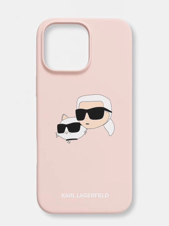 Obrázek produktu Karl Lagerfeld pouzdro na telefon iPhone 16 Pro Max růžová