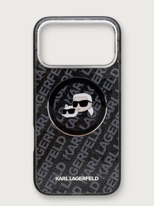 Obrázek produktu Karl Lagerfeld pouzdro na telefon iPhone 17 Pro Max černá