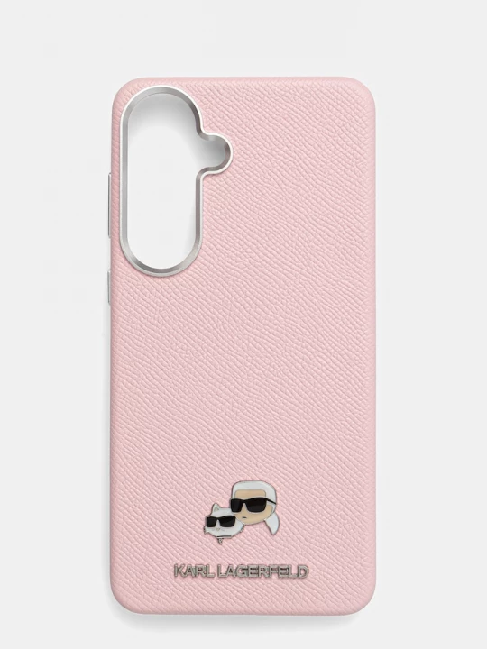Obrázek produktu Karl Lagerfeld pouzdro na telefon z imitace kůže Samsung Galaxy S26+ růžová