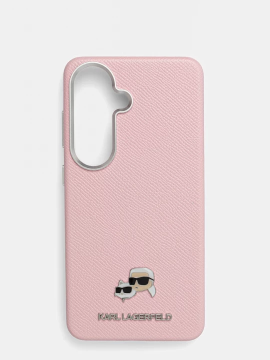 Obrázek produktu Karl Lagerfeld pouzdro na telefon z imitace kůže Samsung Galaxy S26 růžová