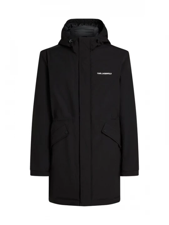 Obrázek produktu Karl Lagerfeld Přechodová parka  černá / bílá