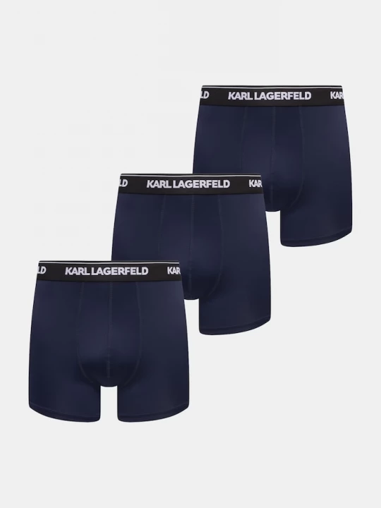 Obrázek produktu Karl Lagerfeld přiléhavé boxerky pánské 3-pack námořnická modř