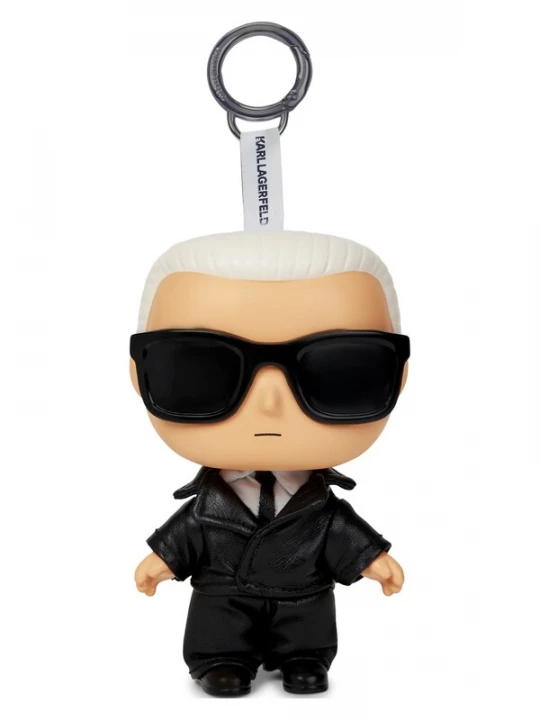 Obrázek produktu Karl Lagerfeld Přívěsek na klíče 'Ikon' béžová / černá / bílá