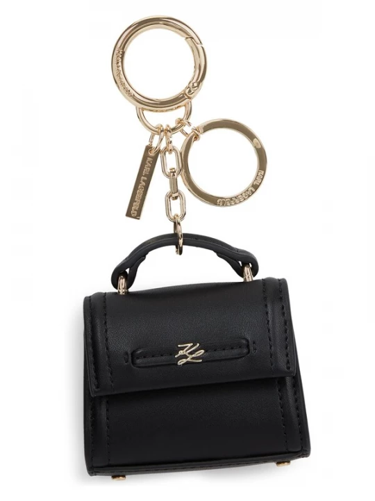 Obrázek produktu Karl Lagerfeld Přívěsek na klíče 'K / Autograph' černá