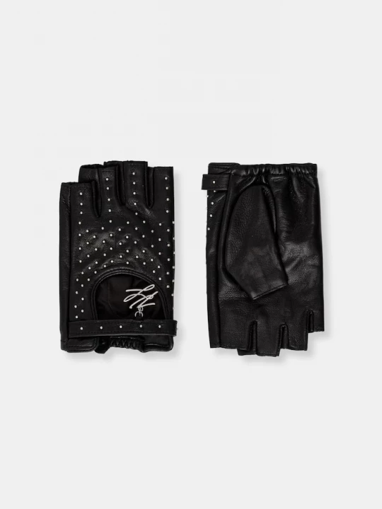 Obrázek produktu Karl Lagerfeld rukavice do auta dámské kožené K/AUTOGRAPH černá