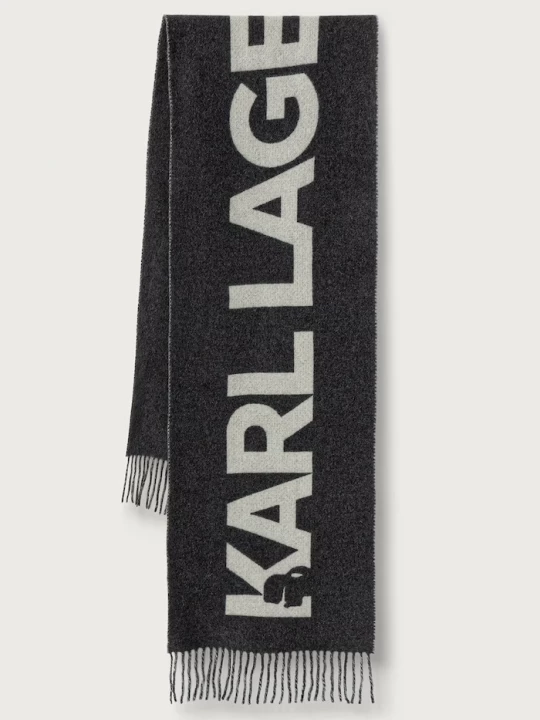 Obrázek produktu Karl Lagerfeld šála dámská s vlnou K / ESSENTIAL