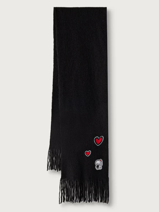 Obrázek produktu Karl Lagerfeld šála s příměsí vlny černá