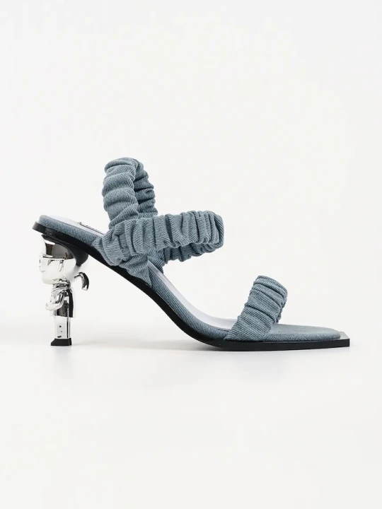 Obrázek produktu Karl Lagerfeld sandály na sloupku dámské Karl Nft Heel modrá