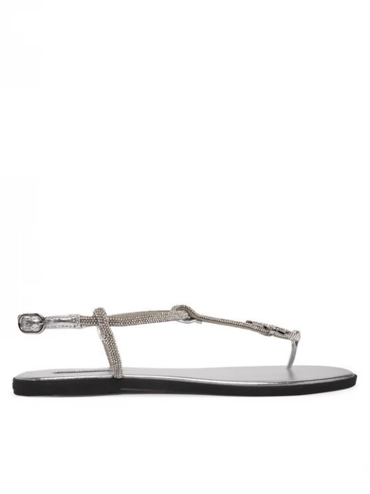 Obrázek produktu KARL LAGERFELD Sandály Olympia II KL87416 Stříbrná