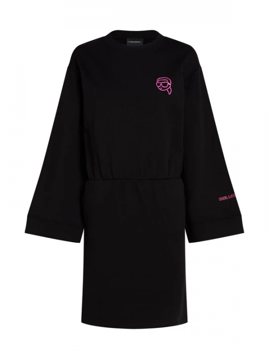 Obrázek produktu Karl Lagerfeld Šaty 'IKONIK'  pink / černá