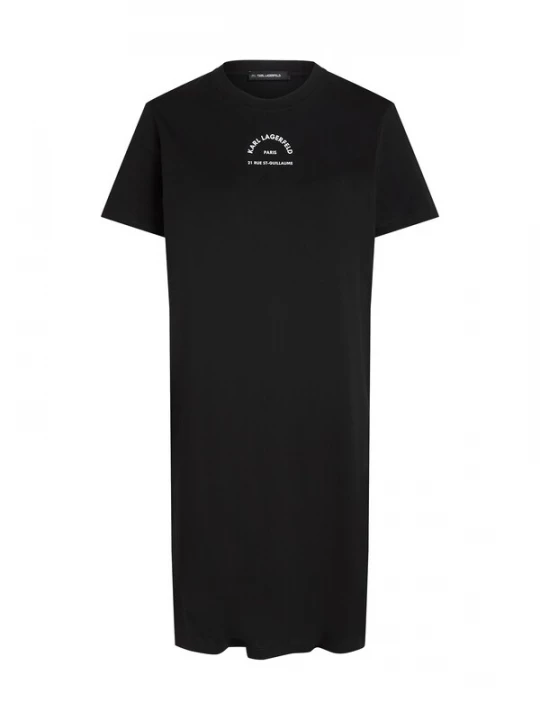 Obrázek produktu Karl Lagerfeld Šaty 'Rue St-Guillaume' černá / bílá