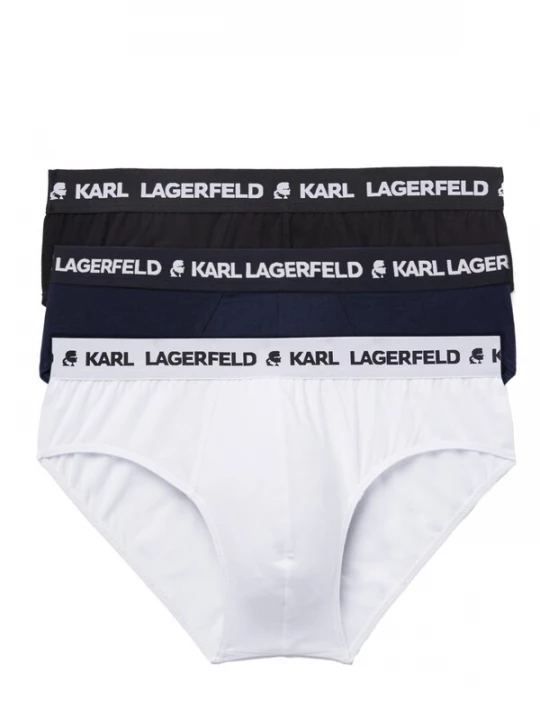 Obrázek produktu Karl Lagerfeld Slipy tmavě modrá / černá / bílá