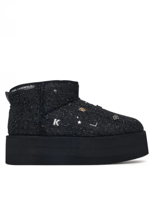 Obrázek produktu KARL LAGERFELD Sněhule Thermo Charms & Studs KL48524B Černá