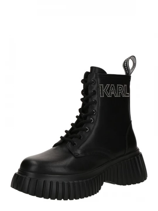 Obrázek produktu Karl Lagerfeld Šněrovací kozačky černá