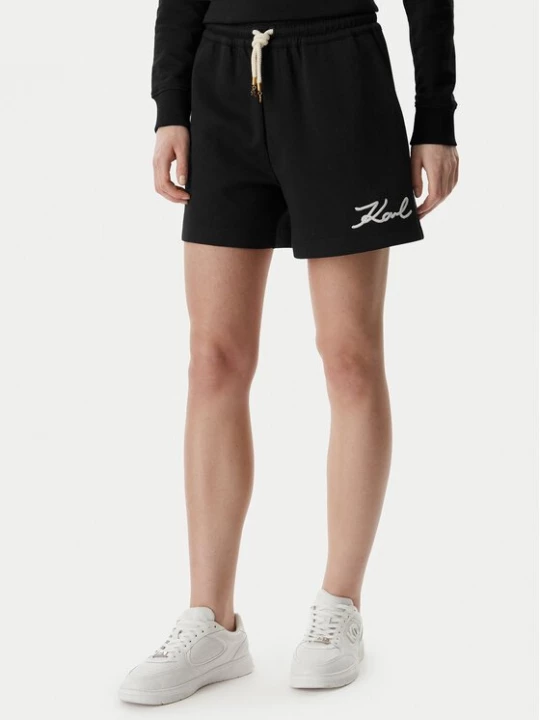 Obrázek produktu KARL LAGERFELD Sportovní kraťasy B2W10124 Černá Regular Fit