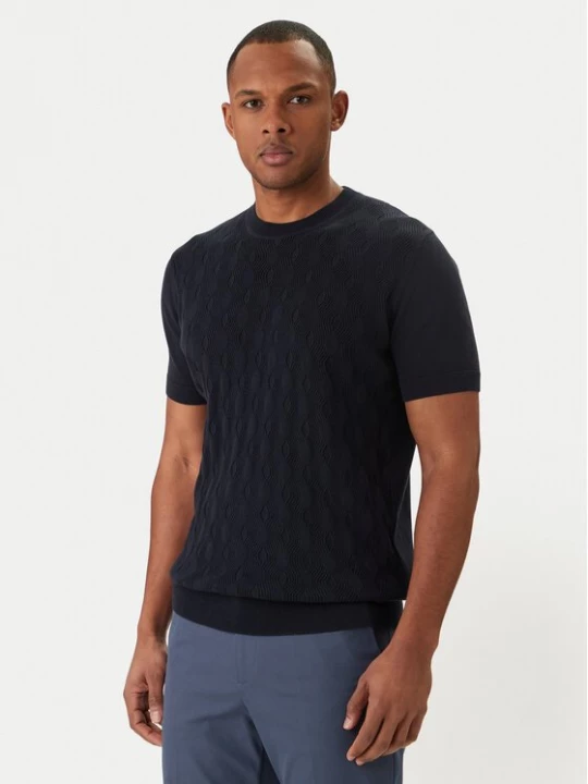 Obrázek produktu KARL LAGERFELD Svetr 655006 562301 Tmavomodrá Slim Fit