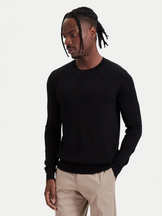 Obrázek produktu KARL LAGERFELD Svetr 655011 564301 Černá Regular Fit