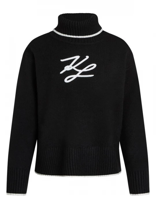 Obrázek produktu Karl Lagerfeld Svetr černá / bílá