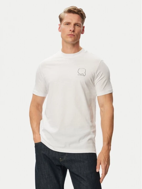 Obrázek produktu KARL LAGERFELD T-Shirt 755026 563224 Bílá Regular Fit