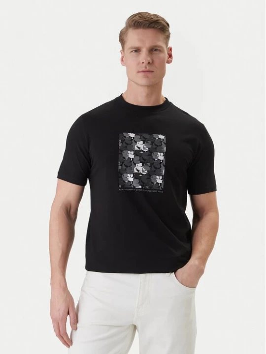 Obrázek produktu KARL LAGERFELD T-Shirt 755037 562221 Černá Loose Fit