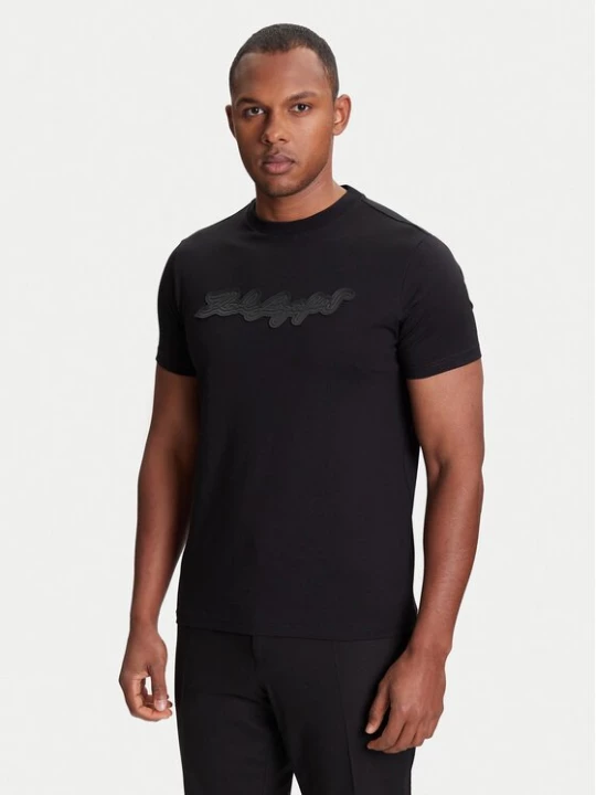 Obrázek produktu KARL LAGERFELD T-Shirt 755071 553250 Černá Regular Fit