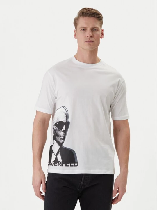 Obrázek produktu KARL LAGERFELD T-Shirt 755170 562251 Bílá Loose Fit
