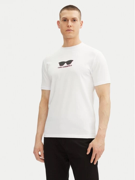 Obrázek produktu KARL LAGERFELD T-Shirt 755400 552235 Bílá Regular Fit