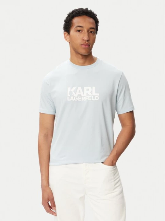 Obrázek produktu KARL LAGERFELD T-Shirt 755780 563235 Světle modrá Regular Fit