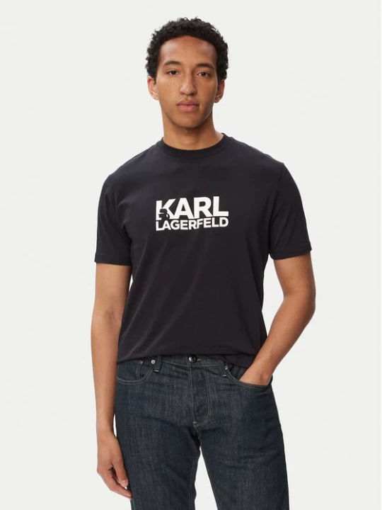 Obrázek produktu KARL LAGERFELD T-Shirt 755780 563235 Tmavomodrá Regular Fit