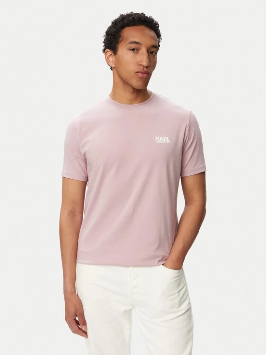 Obrázek produktu KARL LAGERFELD T-Shirt 755781 563235 Růžová Regular Fit