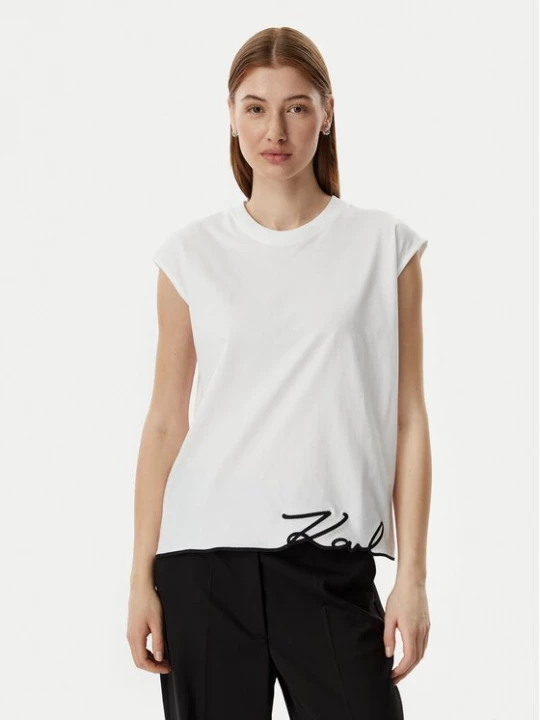 Obrázek produktu KARL LAGERFELD T-Shirt B2W17018 Bílá Regular Fit