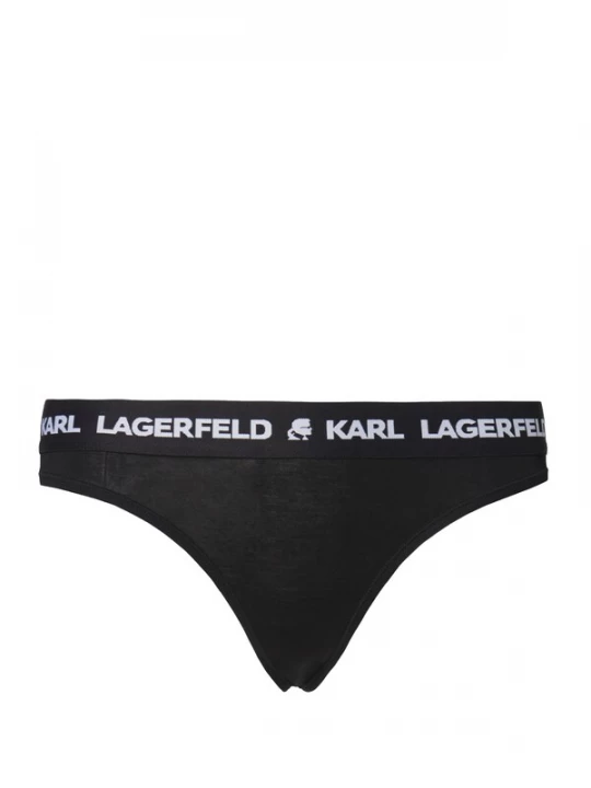 Obrázek produktu Karl Lagerfeld Tanga  černá / bílá